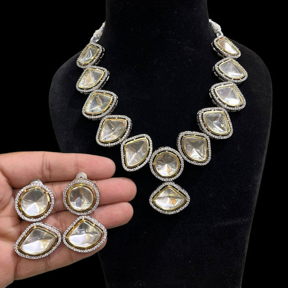 Kajal, elegant  Kundan Necklace Set for Women -JSK001NSA
