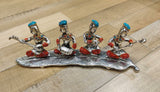 German Silver Musicians with semi precious work -SHARA001GSM