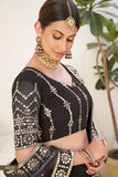 Amrutha, Black shade Wedding Special Lehenga Choli for Women -OM001LCBL