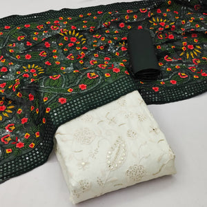 Exclusive Cotton Salwar Suit Material  For Women-FOF001SSGR