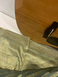 Pure Georgette dual shaded Saree with horizontal Zari stripes on body with sequins work borders and Pallu with Brocade Blouse-PDS001BS
