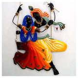 Big Radha-Krishna Jhoola in Metal Wall Decoration-GRIH001RKJ