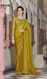 Yellow shade Designer Fancy Silk Saree for Women-GARIM001D