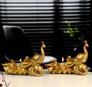 Decorative Peacock Candle Stand for Decoration-MK001PCS