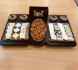 Rectangle revolving platter for Serving Snacks-LR001RRP