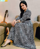 Smart  Velvet Middy frock for Winter -GARI001FM