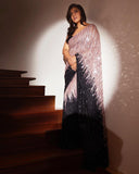 Bollywood  Celebrity Kajol inspired Double shade Sequins Saree For Women-SHREE001BRK