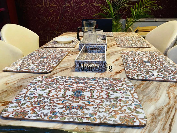 MDF Resin Tray and Table Mats-GRIH001DTA