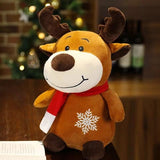 Lovely Christmas Plush Doll Decoration Santa Reindeer Snowman Doll Stuffed Toys for Kids Christmas Gifts -OKG001RST