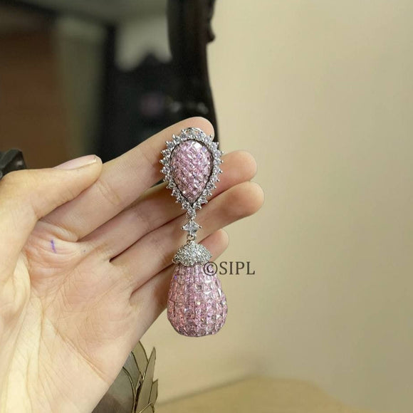 Pink Stud Earrings Pink Blue Crystal Stud Earrings Pink Stud - Etsy | Pink  stud earrings, Pink crystal earrings, Pink studs