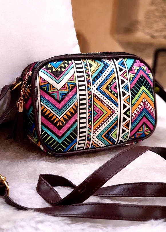 Elegant  colorful Designer Oval Sling Bag for Women -TBC001OSC