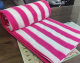Set of 10, White stripes design Donation Blankets-PANK001DB