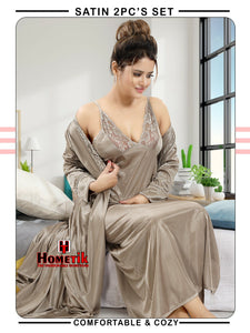 Buy Clovia  Pink Cotton Womens Nightwear Nighty  Night Gowns Online at  Best Prices in India  Snapdeal