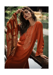 Elegant Pashmina Embroidered Salwar Suit Material For Women-RIDA001PSC