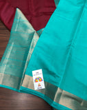 Blue and Maroon , Elegant Kanjivaram Silk Saree for Women-PRIYAN001KSSBM