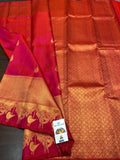 Pushpalatha, Elegant Pink shade Bridal Kanjeevaram Silk Saree for Women-PRIYA001KSA