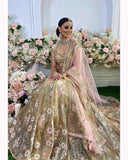 BD Soft Net Heavy Sequins  work 3 Meter Flare (12 Kali) Lehenga with Cancan & Canvas Patta-OM001L