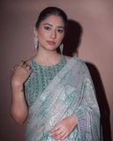 Pastel Green celebrity inspired Saree for Women -SHRI001PG