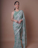 Pastel Green celebrity inspired Saree for Women -SHRI001PG