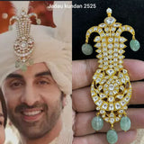 Bollywood Super Star Ranbir Kapoor inspired Gold Plated Royal Brooch for Men-SANDY001RB