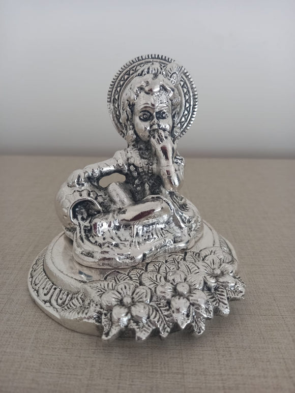 Antique Finish German Silver Makan Krishna/Balgopal -MK001MK