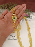 Chandra haram , Gold plated Chandra haram Mala /Long Layered Necklace for Women -PAL001CH