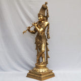 Basuriwala , Lord Krishna Brass Statue -ARTO001BK