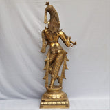 Basuriwala , Lord Krishna Brass Statue -ARTO001BK