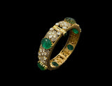 Agha Noor , elegant Doublet stone studded Openable Kundan Bangle for women -MOE001DB