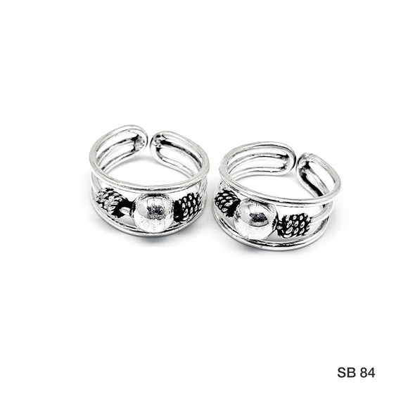 Rangeela   , 92.5 Purity Silver Size Adjustable  Toe Rings For Women -SILI001TRG