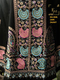 Hand embroidered Cape style  Pasmina jacket for women -RIDA001JW
