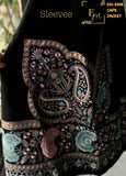 Hand embroidered Cape style  Pasmina jacket for women -RIDA001JW