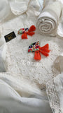 Beautiful pure cotton chiken shirt with hand made tassels-AFREE001SSM