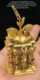 Tulsi  , Antique Gold Finish Premium Nagas Work Exclusive Golden Tulsi Pot Design Sindoor Box -SADY001TP