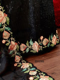 Elegant Black Georgette Salwar Suit Material for women -RIDA001SSMA