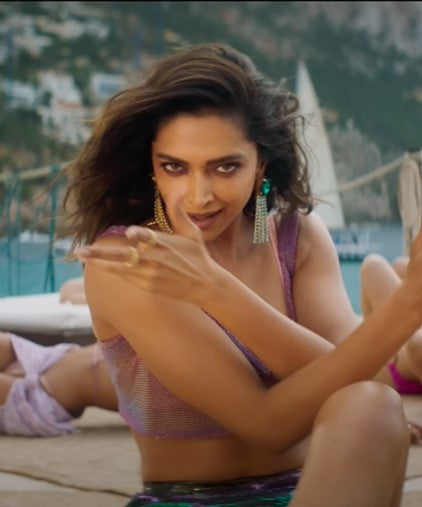 Deepika Padukone spotted in Chloé Earrings in a recent music video-RS001DPE