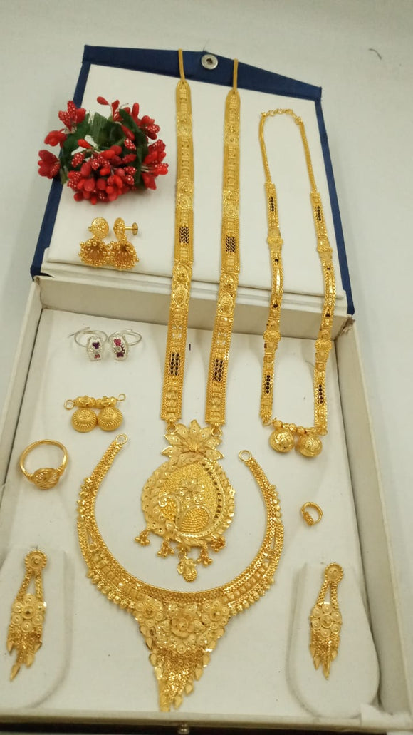 Ambili , Gold plated Jewelry combo for women -KARTIK001JCE