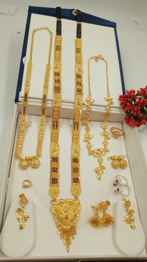 Rajashree , Gold plated Jewelry combo for women -KARTIK001JCH