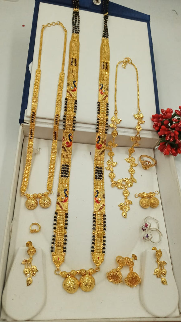 Madhushree , Gold plated Jewelry combo for women -KARTIK001JCG
