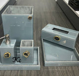 Beautiful Grey  Shade Bath room accessories set -PAL001BAGR