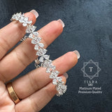Rosanna , elegant Platinum Finish American  Diamond Bracelet for Women-SANDY001DB