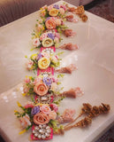 Elegant Decorative Kundan Floral Bandanwar / Thoran -BRIJ001BW