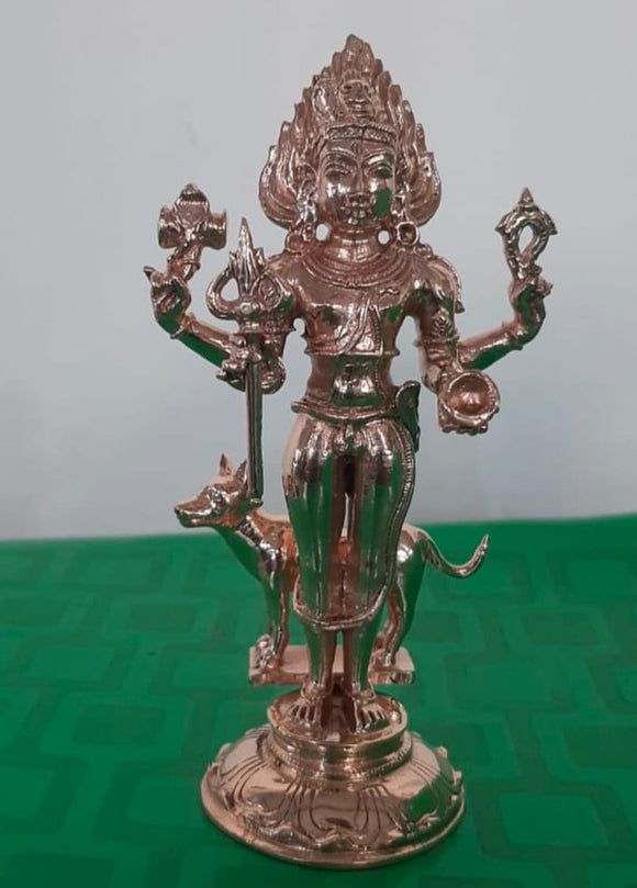 Bhairavar Statue in Bronze - SILPI001BS