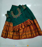 Beautiful big border full flared  Lehenga with Maggam Work -TREND001MS