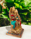 Shiva Parivar Statue with stone work in Brass -EXP001SP