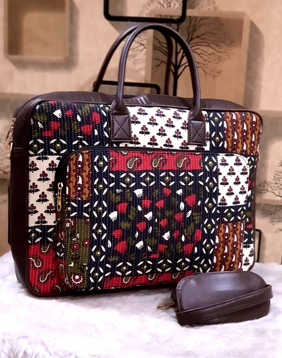 Desi Designer Elegant Laptop Bag for Women-PAL001LBA