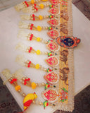 Beautiful Decorative Heavy Banderwal / Bandanwar / Thoran for Door Decoration-BRIJ001DD