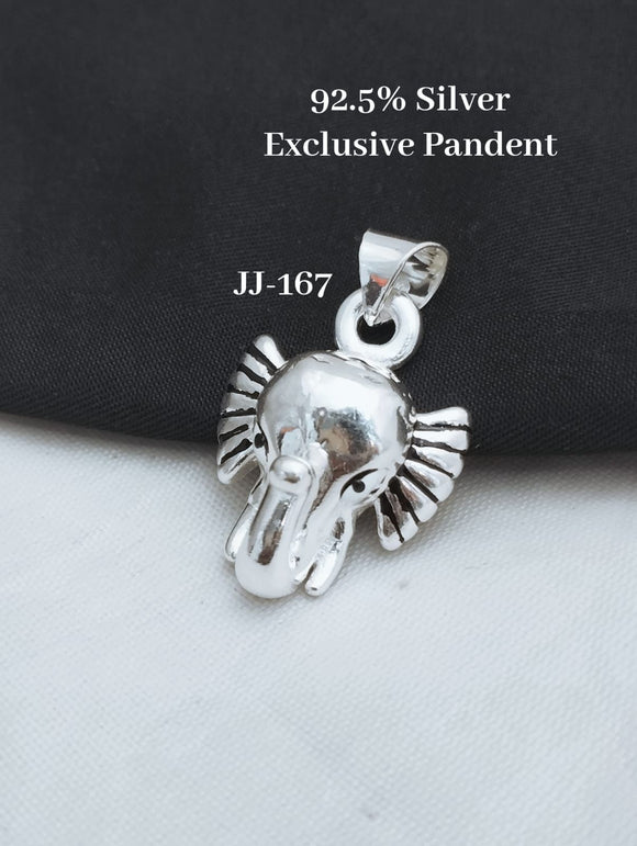 Exclusive Designer Ganesha Pendant in 92.5 Silver -PAL001GPAC