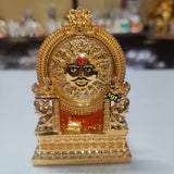 Pure Silver and 24 kt  Gold Coated Ganesh  idol with Surya Narayan backside vasthu idol ideal for Home  and Pooja decor-SIL001GI