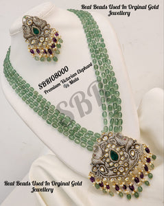 Sarangini , Precious Victorian Beads Elephant Design Long Mala For Women-SAY001VM